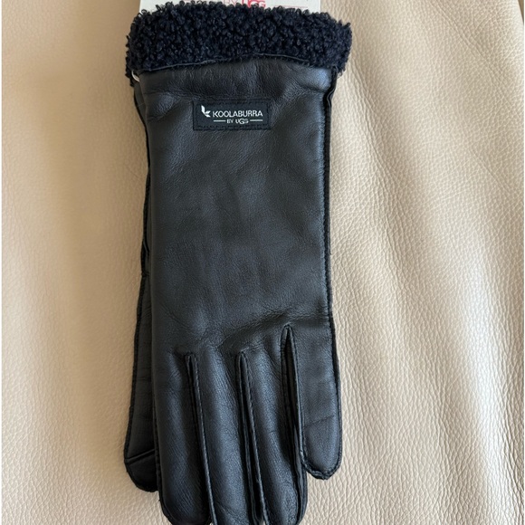 Koolaburra Accessories - Kookaburra by UGG Black Leather Women Gloves XL